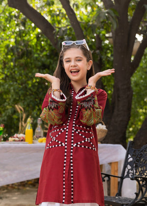 Maroon Kurti for Girl