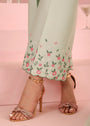 Mint green Angrakha for Women