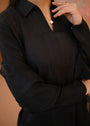Black Kurta Set for Women