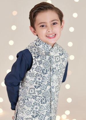 Cream Waistcoat for Boy