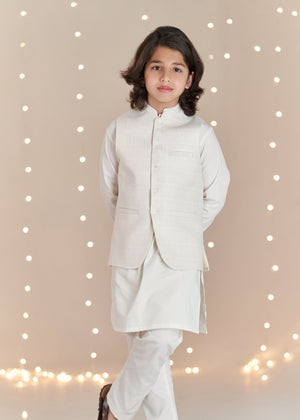 Cream Waistcoat for Boy