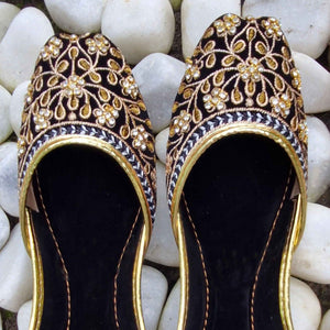 Black Khussa for Women