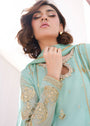 Pastel green Anarkali for Women