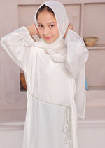 White Abaya for Girl