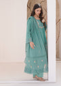 Pastel green Kurta Set for Women