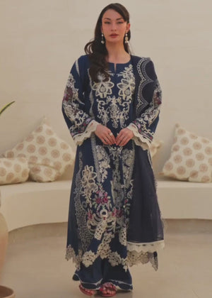 Navy blue Unstitched for Women