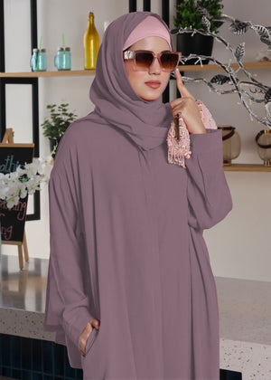Mauve Abaya for Women