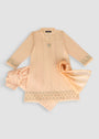 Peach pink Kurta Set for Girl