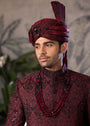 Maroon Sherwani for Men