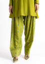 Olive green Short Frock for Women