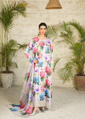 Lilac Kurta Set for Women