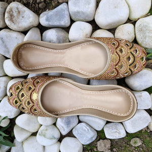 Gold Khussa for Women