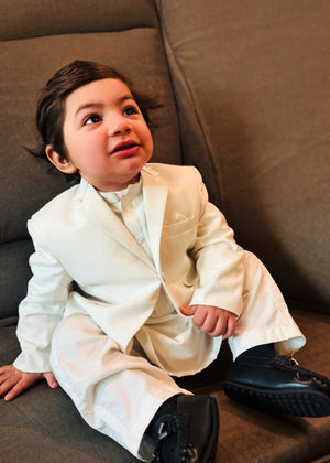 Off-white Prince Coat for Boy