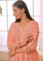 Peach pink Maxi for Women