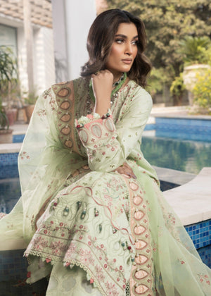 Mint green Unstitched for Women