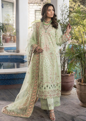 Mint green Unstitched for Women