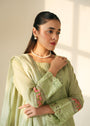 Pistachio green Kurta Set for Women