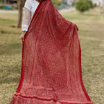 Maroon Dupatta for Women