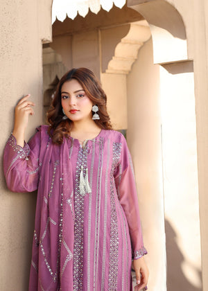Mauve pink Unstitched for Women