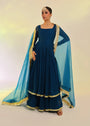 Teal Pishwas for Women