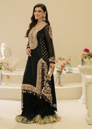 Black Sharara for Women