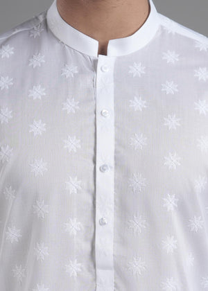 White Kurta for Men