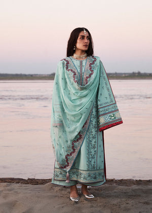 Dark cyan Kurta Set for Women