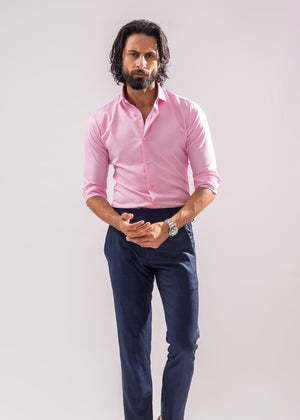 Pink Formal Shirt for Men