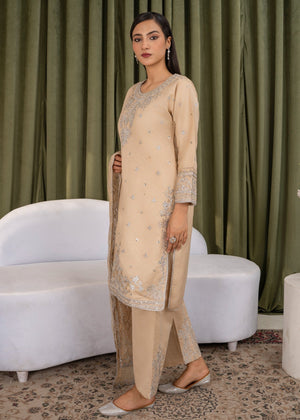 Beige Kurta Set for Women