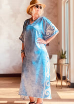 Sky blue Kaftan for Women