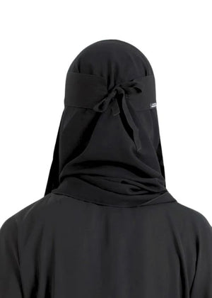 Jet black Veil for Women