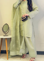 Sage green Kurta Set for Women