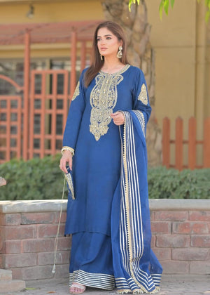 Blue Kurta Set for Women