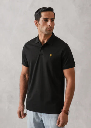 Black Polo Shirt for Men