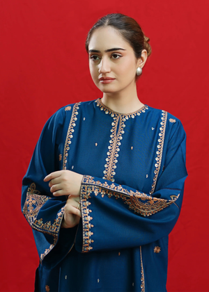 Cobalt blue Kurta Set for Women