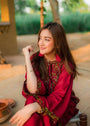 Crimson Kurta Set for Women