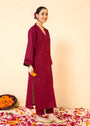 Maroon Kurta Set for Women