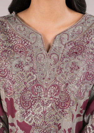 Grey Kurta Set for Women