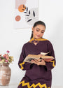Plum purple Kurta Set for Women