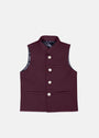 Burgundy Waistcoat for Boy