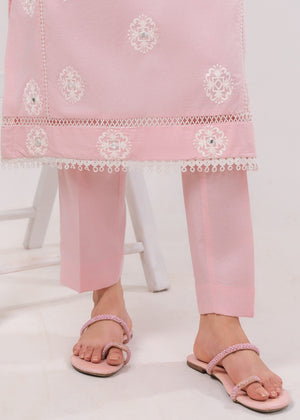 Baby pink Kurta Set for Women