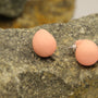 Apricot orange Studs for Women