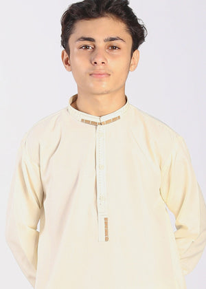Off-white Kurta Set for Boy