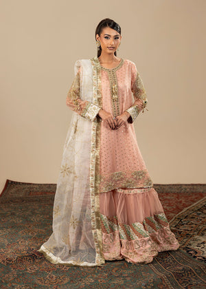 Blush pink Gharara for Women
