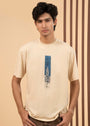 Beige T Shirt for Men