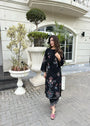 Black Kurta Set for Women