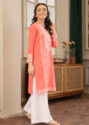 Peach pink Kurti for Girl