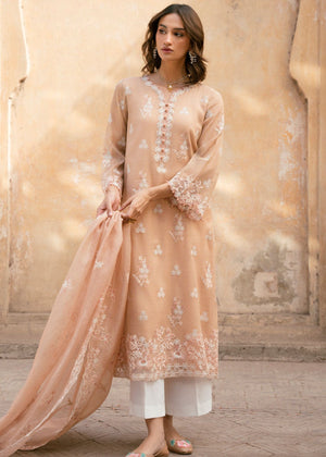 Peach orange Kurta Set for Women