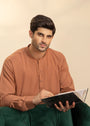 Sand brown Shalwar Kameez for Men