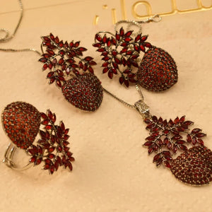 Red Jewelry Set for Women